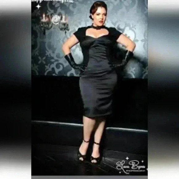 Pinup Couture Red Midi Dress S - Picture 4 of 9